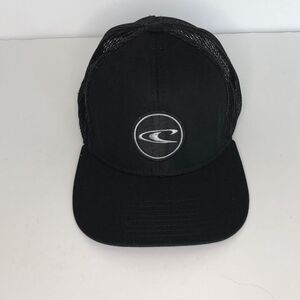 O’Neill Trucker Hat Ball Cap Mens Black Snapback Mesh Surf Skate Beach Ocean